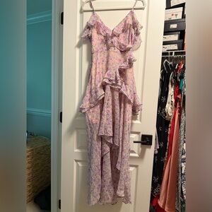 Astr Pastel Floral Dress